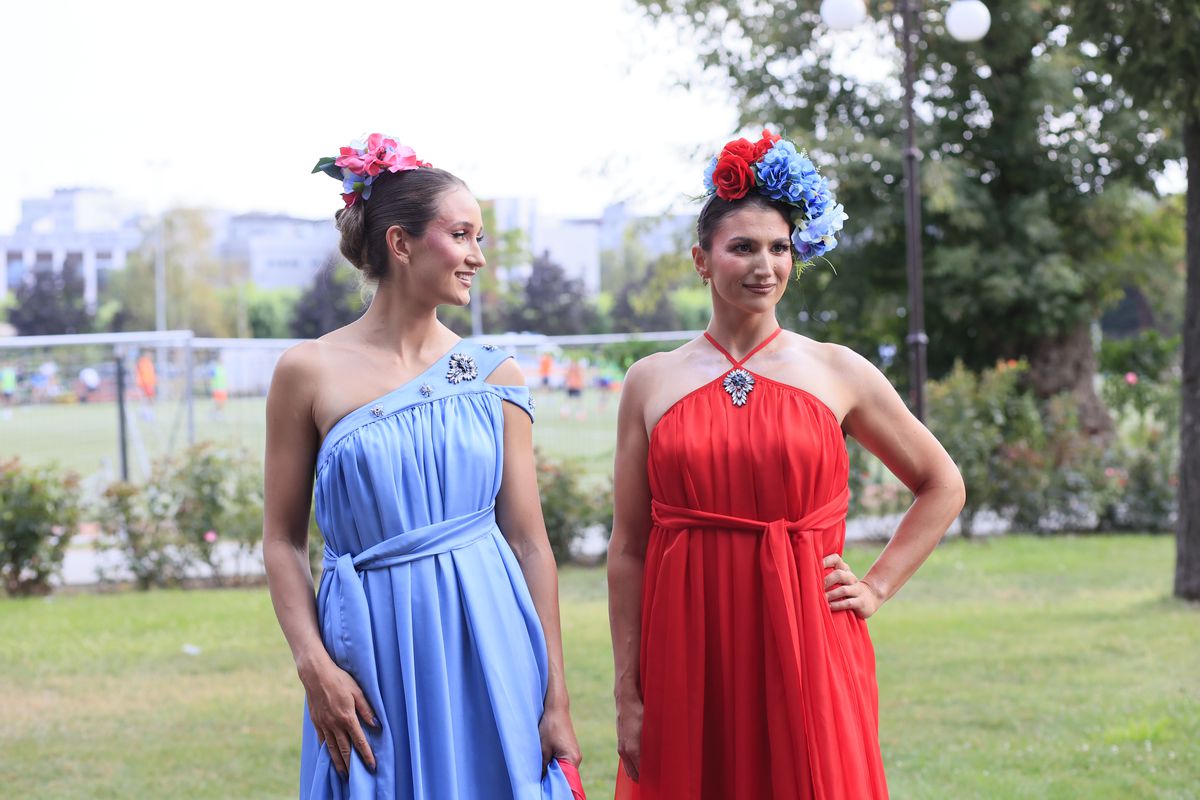 Fetele de aur Simona Radiș și Ancuța Bodnar, încântătoare pe podiumul de modă: „Prințesă!”