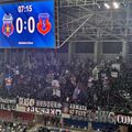 Suporterii „militarilor” în acțiune, la Steaua - ASA Târgu Mureș / FOTO: GSP