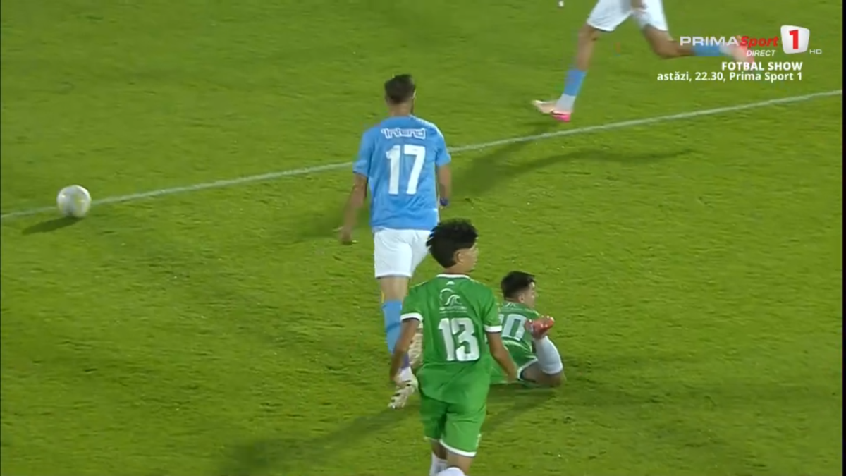 Moment incredibil la Voluntari - Concordia Chiajna: a luat două „galbene” într-un minut pentru două gesturi identice!