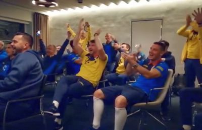 ROMÂNIA U21 - UCRAINA U21 3-0 // VIDEO Cum au trăit Contra și jucătorii naționalei mari meciul „tricolorilor” mici