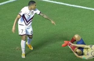 Imagine înfiorătoare! Picior rupt după un tackling în preliminariile Campionatului Mondial