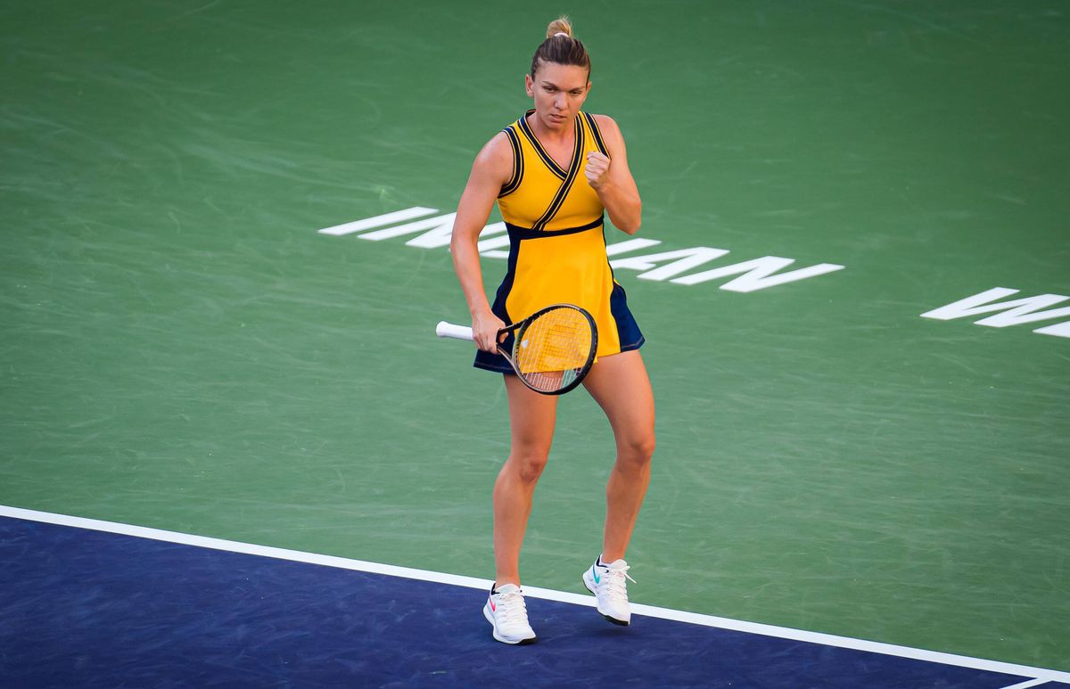 „Dai ca disperata!” » Simona Halep a cedat nervos în timpul meciului cu Aliaksandra Sasnovich