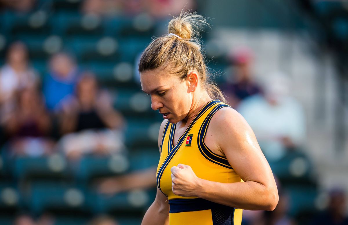 Simona Halep - Aliaksandra Sasnovich // Indian Wells