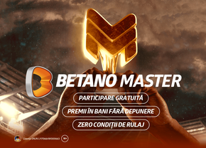 Revine Betano Master, concursul care îți poate aduce 100.000 de LEI CASH fără rulaj!