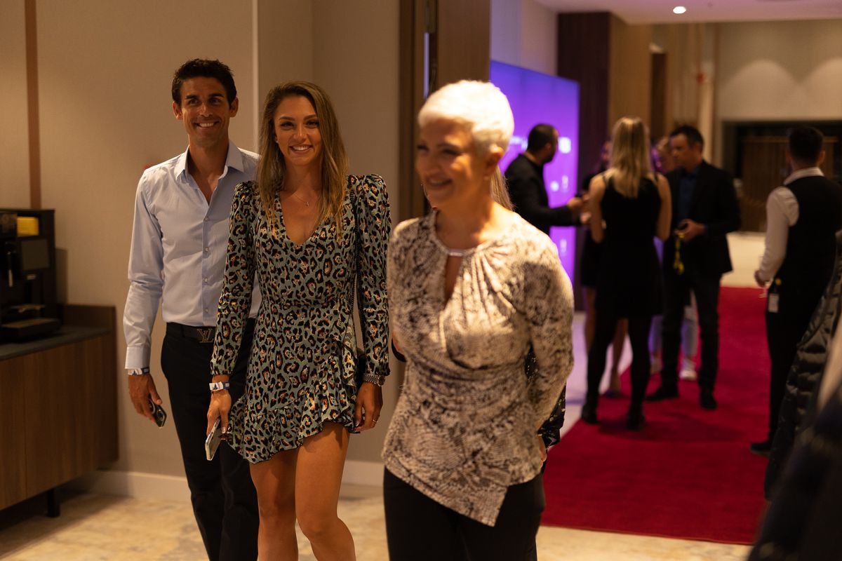 Petrecerea jucătoarelor la Transylvania Open / FOTO: Twitter @TransylvaniaOpn