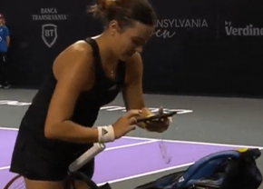 Gabriela Ruse, moment amuzant la Transylvania Open: „E antidoping-ul!” » Singura româncă din turul secund