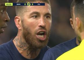Sergio Ramos riscă cea mai mare suspendare din carieră » Ce au surprins camerele TV după eliminarea din meciul cu Reims