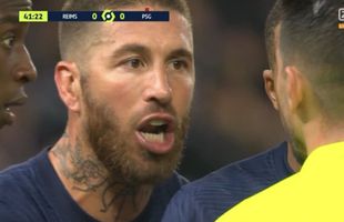 Sergio Ramos riscă cea mai mare suspendare din carieră » Ce au surprins camerele TV după eliminarea cu Reims