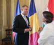 Klaus Iohannis, primit de preşedinta Ungariei la Budapesta » Tot orașul e împânzit cu steagurile României