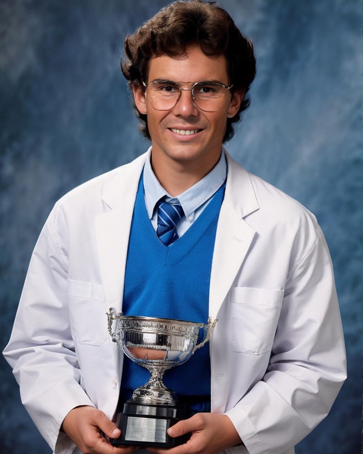 Inteligența Artificială lovește din nou » Messi, Ronaldo, Federer și Nadal, „transportați” în anii '90 + Cum arată retro-Dinamo