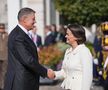 Klaus Iohannis, primit de preşedinta Ungariei la Budapesta » Tot orașul e împânzit cu steagurile României