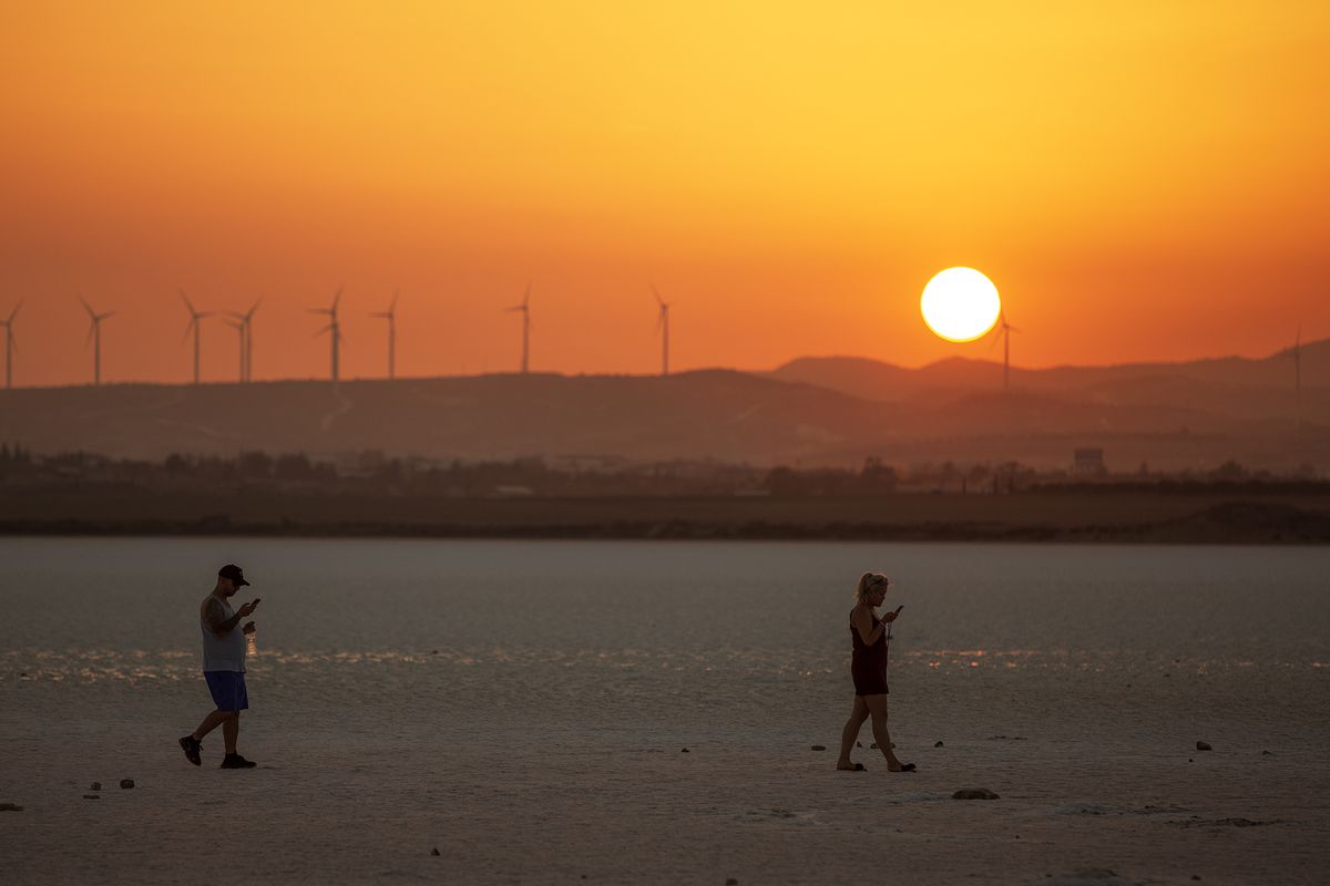 Lacul sărat din Larnaca