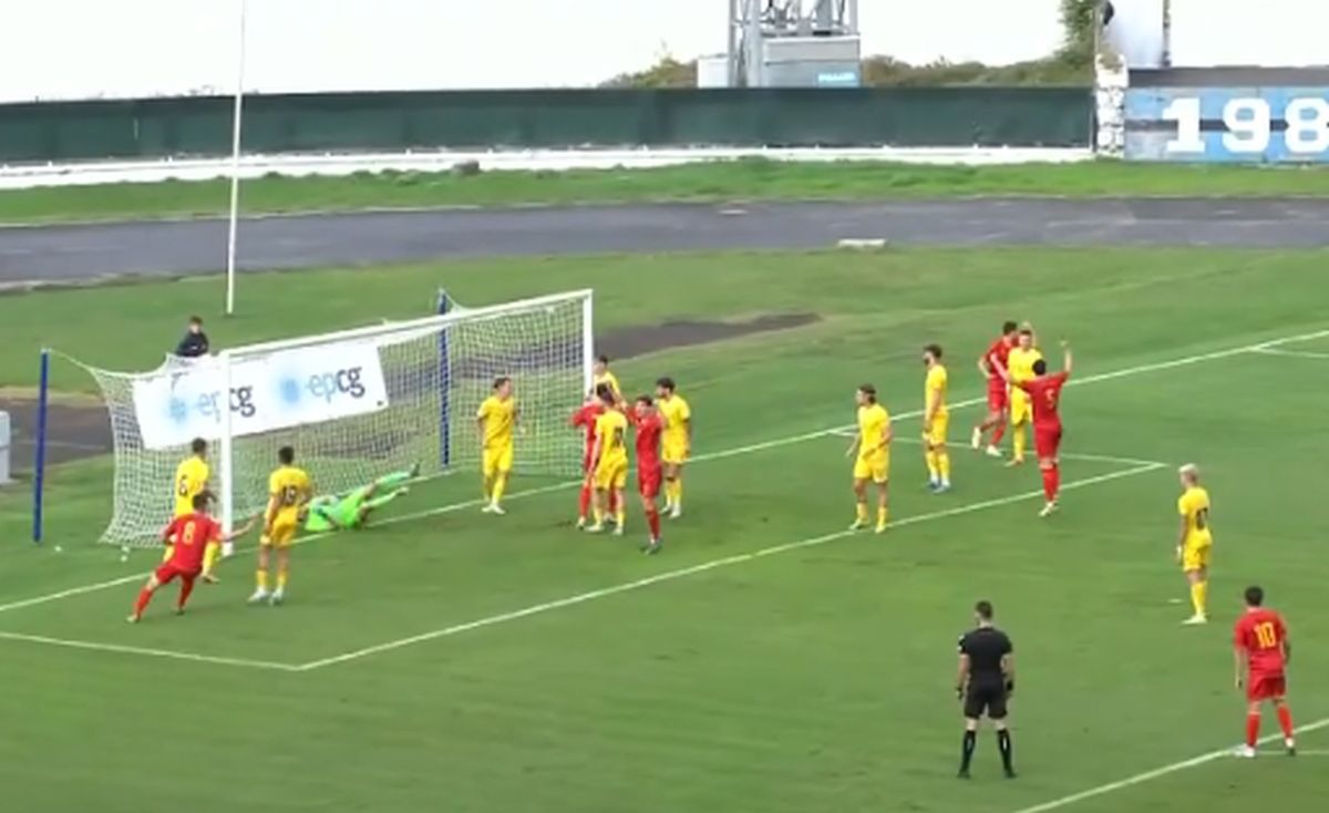 România U21 a primit gol din corner! Reușită incredibilă în preliminariile EURO