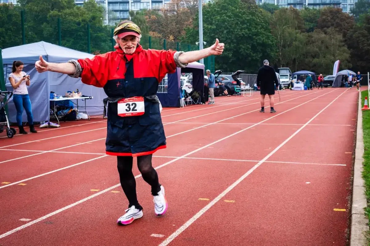 Ultramaratonul din Londra. Foto: Justin Goulding (BBC)