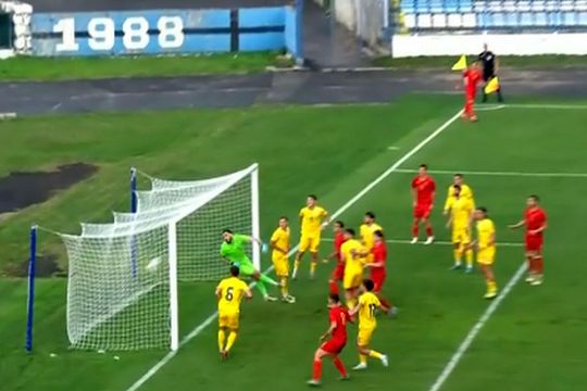 „Tricolorii” U21 au primit gol din corner în Muntenegru
