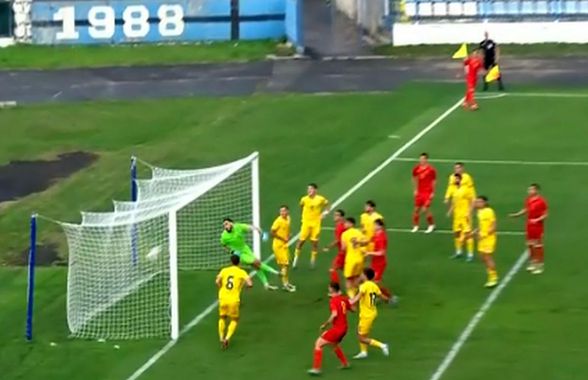 România U21 a primit gol din corner! Reușită incredibilă în preliminariile EURO