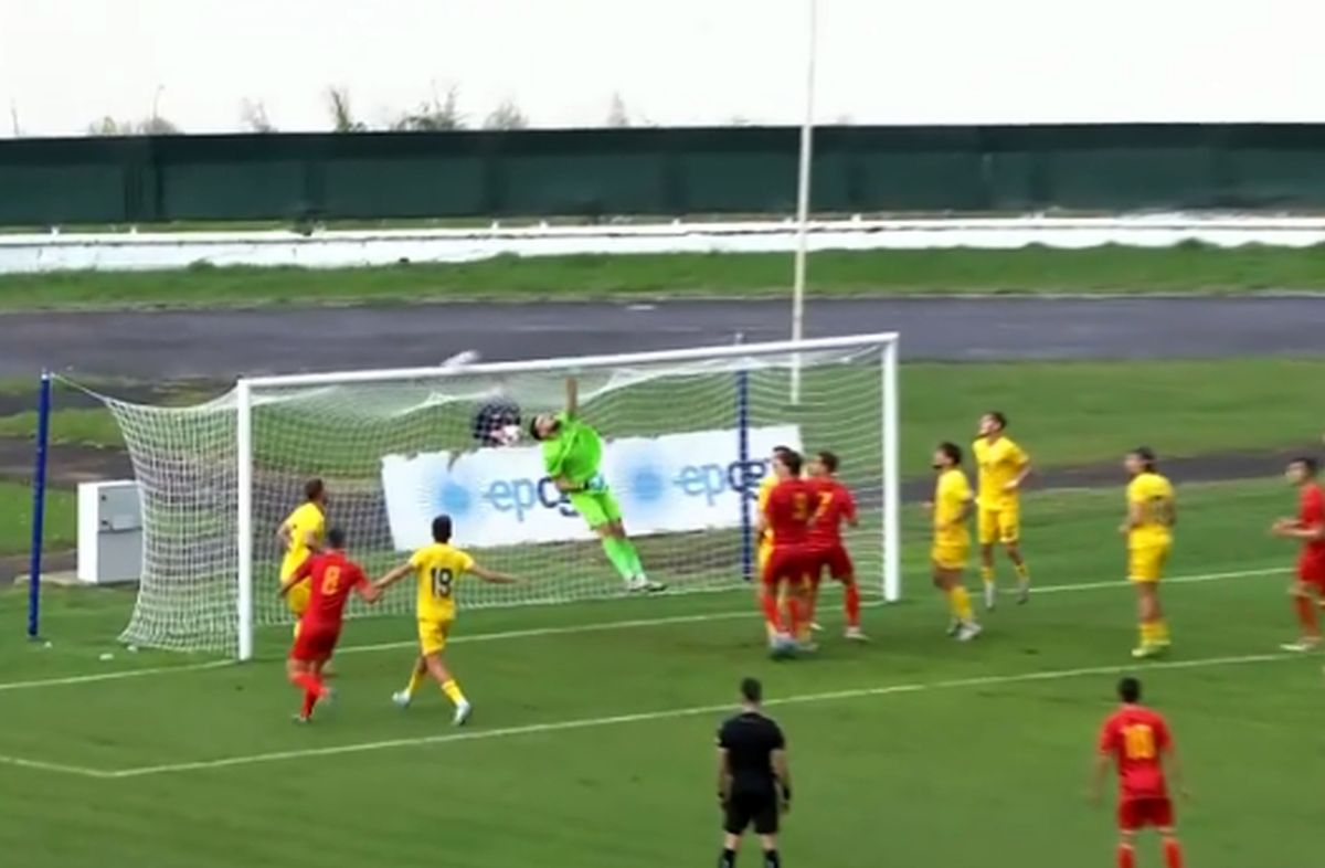 România U21 a primit gol din corner! Reușită incredibilă în preliminariile EURO