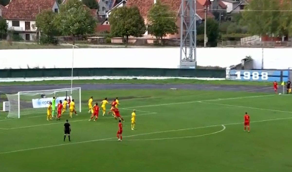 România U21 a primit gol din corner! Reușită incredibilă în preliminariile EURO