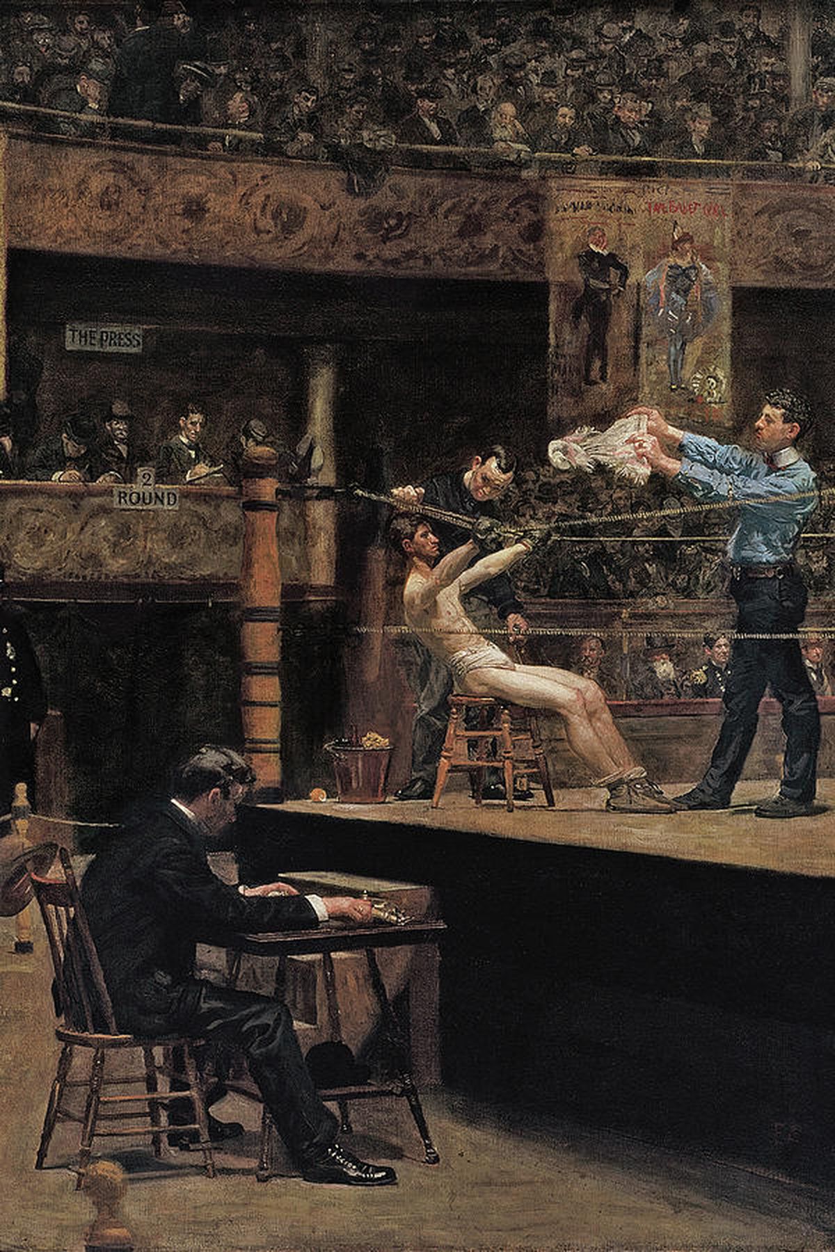 Thomas Eakins, carieră conturată de canotaj, lupte și înot