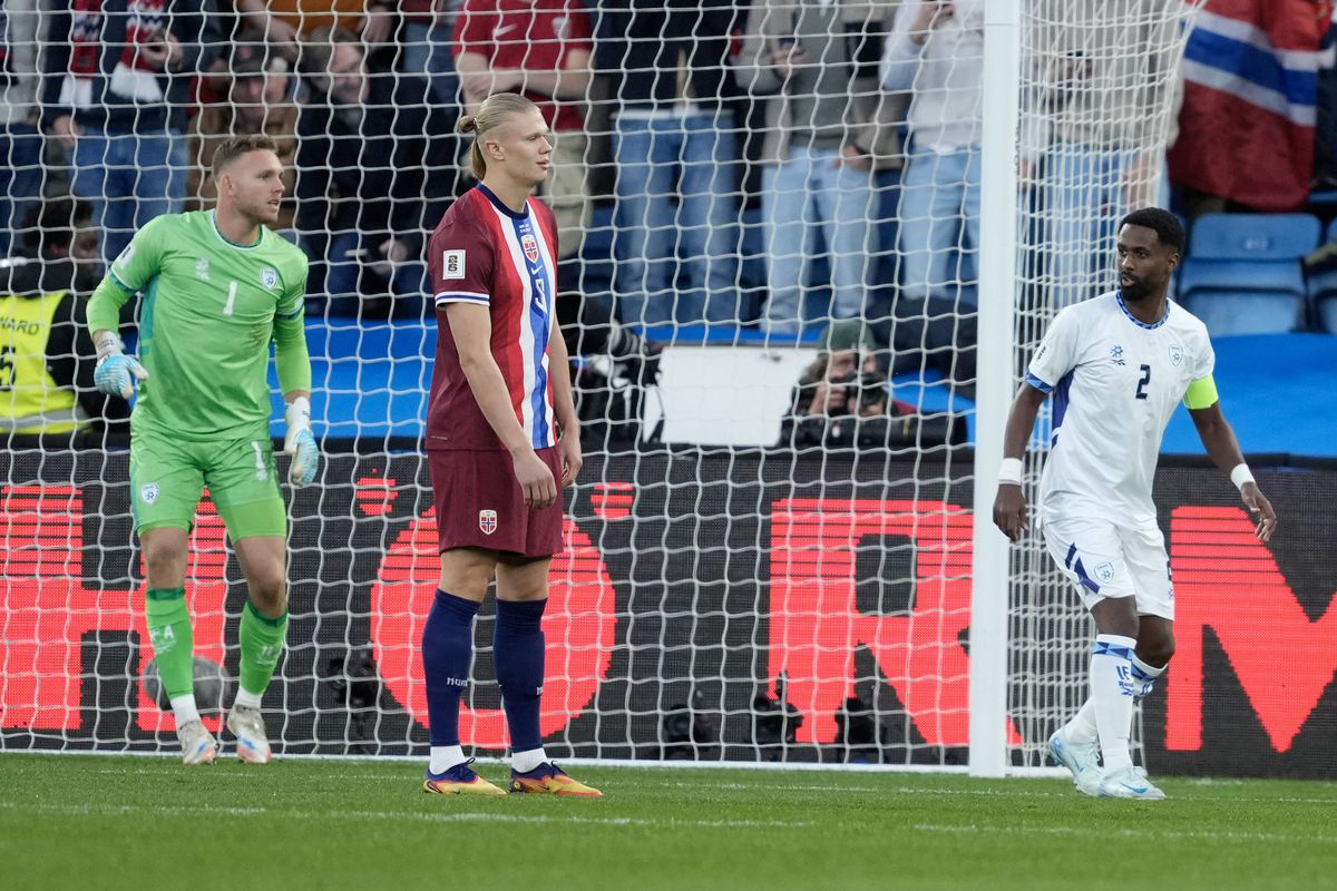 Erling Haaland a ratat două penalty-uri în Norvegia - Israel