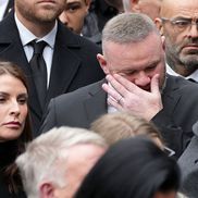 Wayne Ronney, în cortegiul funerar al lui Ricky Hatton/ foto Getty Images