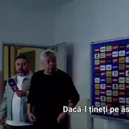 Momentul în care Mircea Lucescu își pierde controlul și trece la jigniri / FOTO: Capturi @digisport.ro