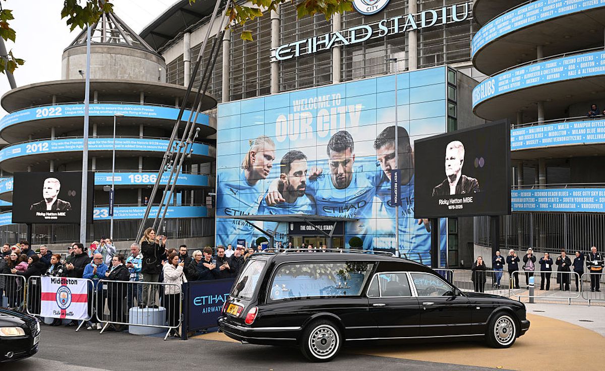 Cortegiul funerar al lui Ricky Hatton
