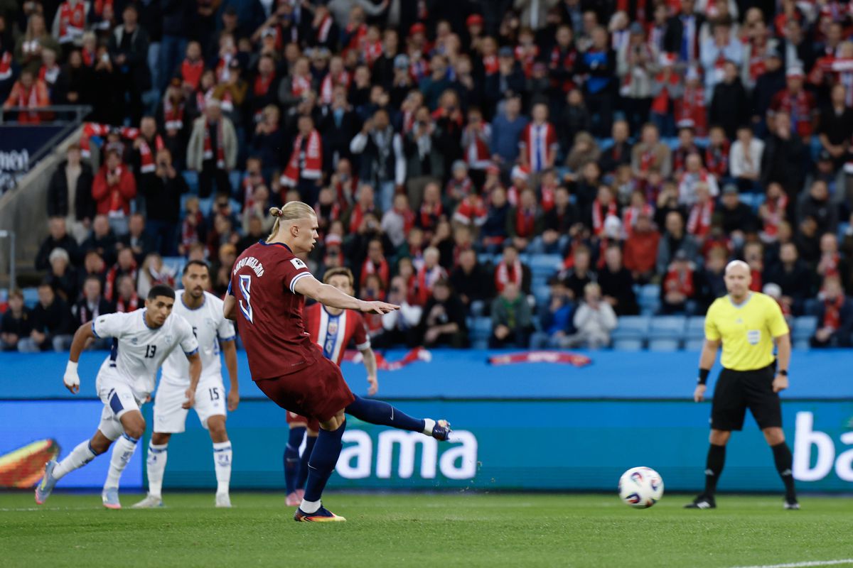 Fază rară: Erling Haaland a ratat două penalty-uri în Norvegia - Israel!