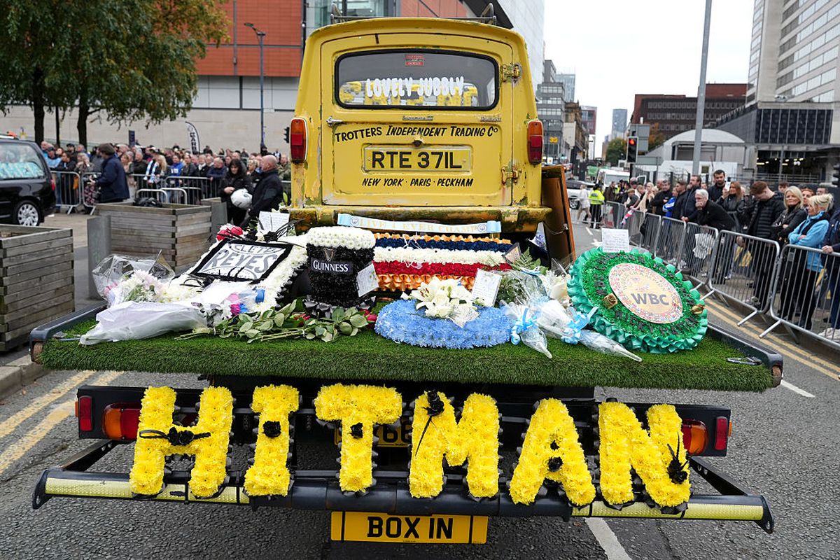 Cortegiul funerar al lui Ricky Hatton