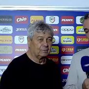 Momentul în care Mircea Lucescu își pierde controlul și trece la jigniri / FOTO: Capturi @digisport.ro
