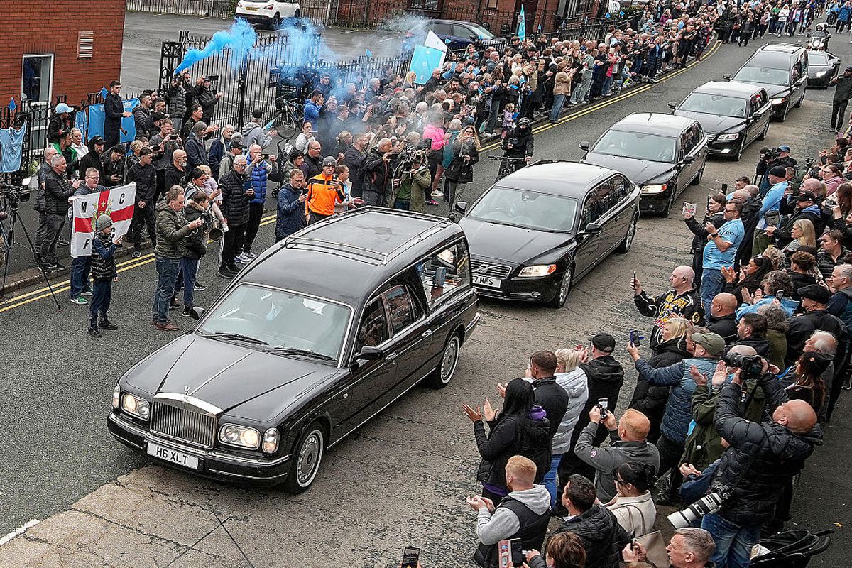 Cortegiul funerar al lui Ricky Hatton