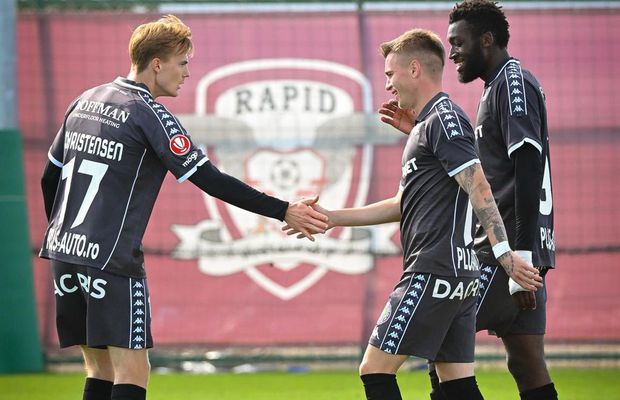 Rapid, set în amicalul de azi » Noul jucător a reușit o „dublă”