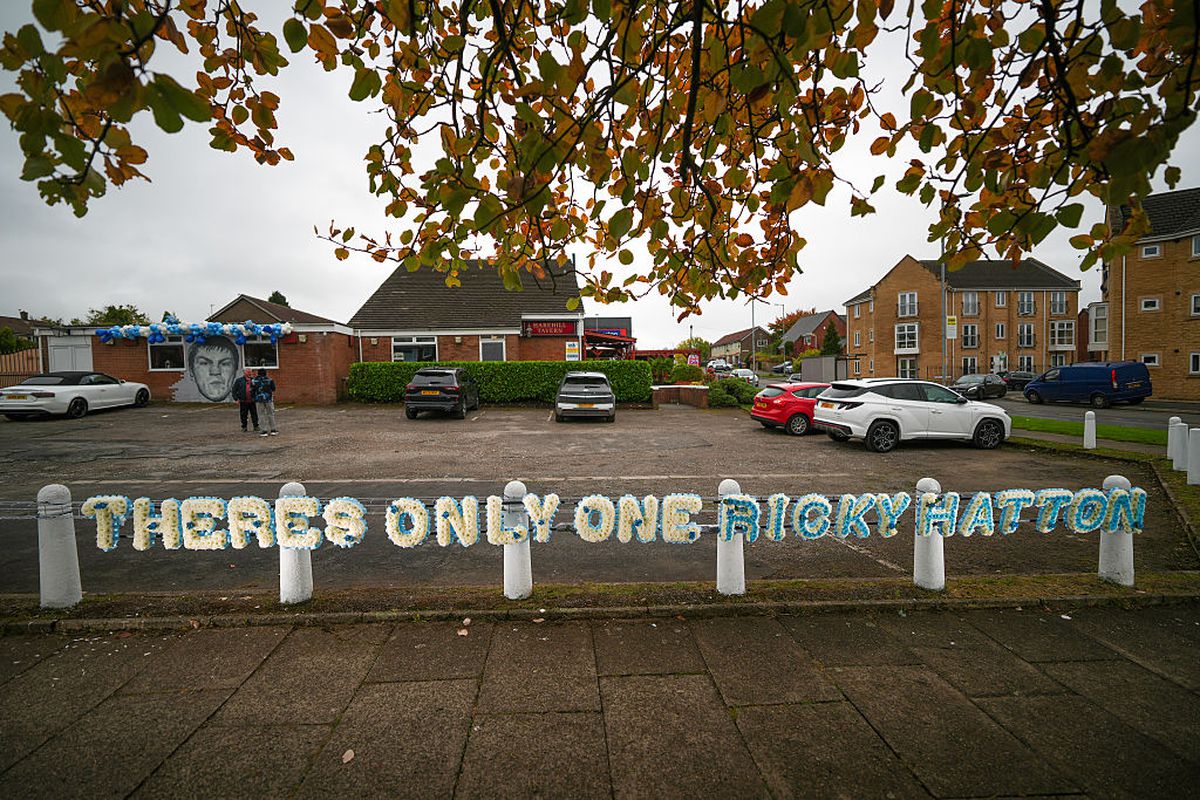 Cortegiul funerar al lui Ricky Hatton