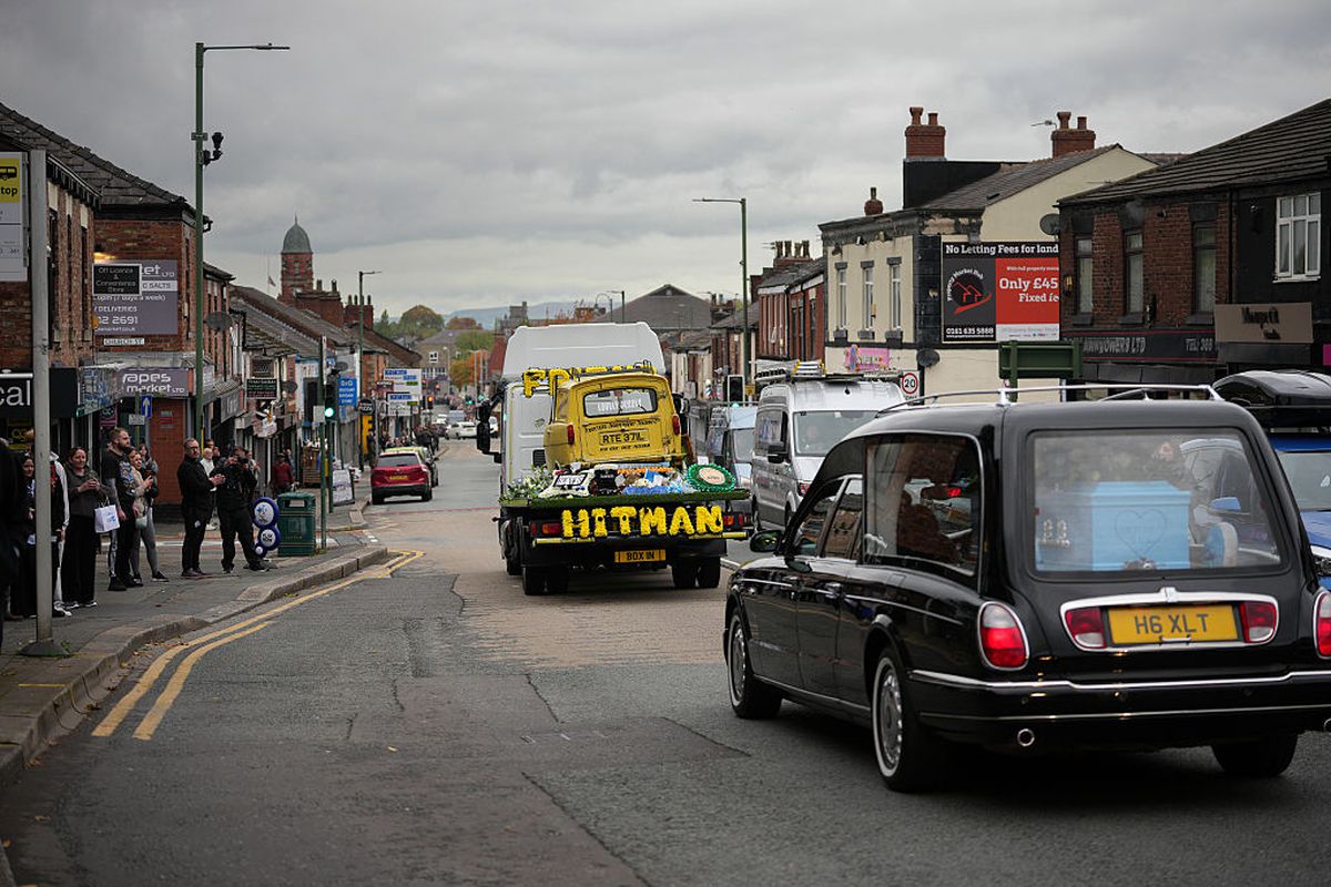 Cortegiul funerar al lui Ricky Hatton