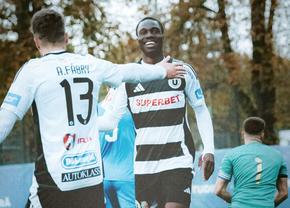 U Cluj a făcut scor cu echipa de play-off în Liga 2 » Hat-trick al puștiului de 19 ani