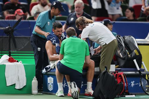 Novak Djokovic a avut probleme fizice toată săptămâna FOTO Imago Images