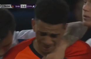 Șahtior - Dinamo Kiev 1-0 // VIDEO Taison, un fost jucător al lui Mircea Lucescu, în lacrimi pe teren din cauza rasismului!