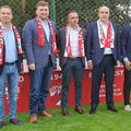 În momentul în care au prezentat proiectul „Nuevo Dinamo”, Cortacero a folosit cuvinte pompoase. Între timp, Marcos Rubinio (primul din stânga), șeful Academiei, a părăsit România, invocând cazuri de coronavirus în familie
