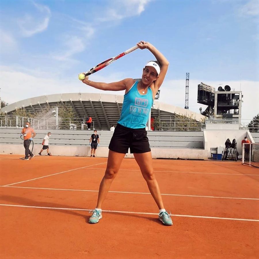 Încălzire la Paris, înainte de începerea Roland Garros-ului Încălzire la Paris, înainte de începerea Roland Garros-ului