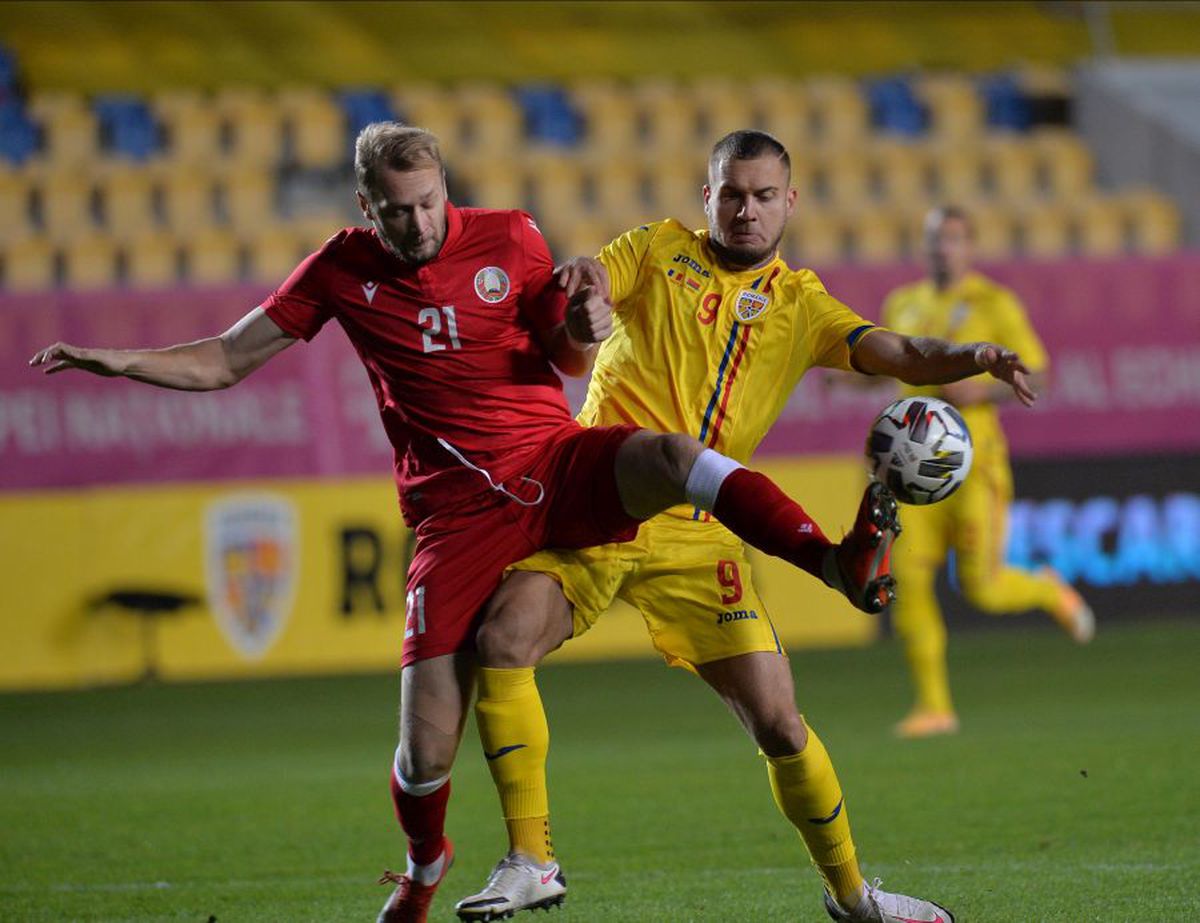 ROMÂNIA - BELARUS. Pariul lui Rădoi, repriză dezastruoasă cu Belarus! A debutat cu gol, dar a comis două gafe majore