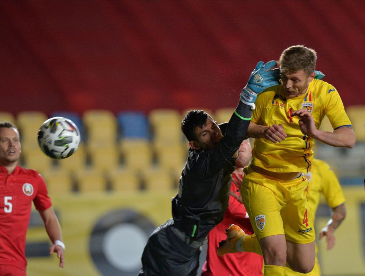 ROMÂNIA - BELARUS. Pariul lui Rădoi, repriză dezastruoasă cu Belarus! A debutat cu gol, dar a comis două gafe majore