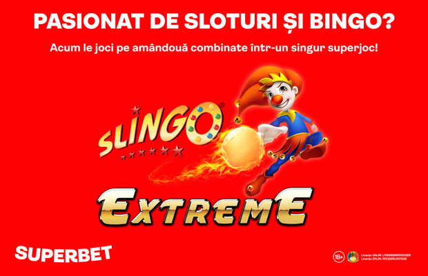 Sloturi + Bingo = Love = Slingo