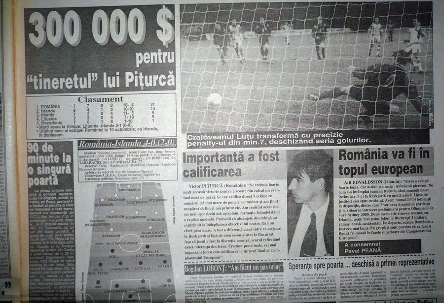 „Câte mingi în plasa pescarilor?” » Ce scria presa înainte și după victoria cu Islanda din '97 + Adversarii ne numeau „o forță a Europei”