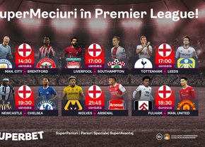 Alege-ți favoritele în SuperEtapa din Premier League!