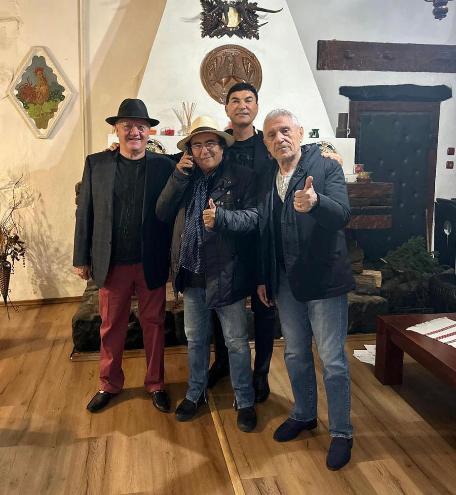 Dumitru Dragomir, Al Bano, Cristi Borcea și Giovanni Becali Motivul pentru care Dumitru Dragomir nu a văzut meciul Oțelul - FCSB: „Ne-a cântat Al Bano la ureche”