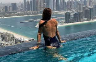 Imaginile spectaculoase postate de soția lui Dan Petrescu în Dubai » Ipostaze sexy cu soția antrenorului de la CFR Cluj
