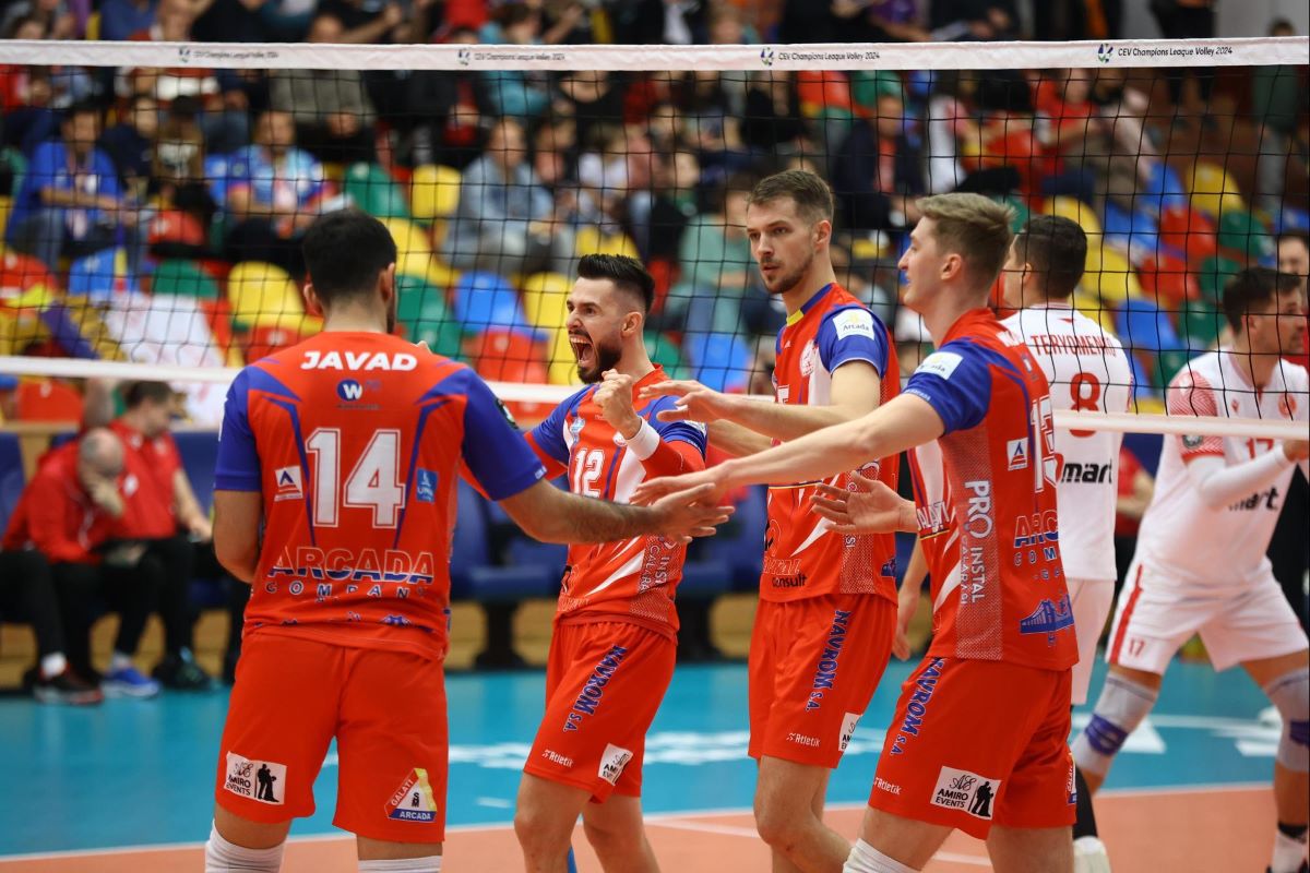 Arcada Galați, start ideal în turneul de calificare în grupele Ligii Campionilor » Două victorii cu 3-0 contra campioanelor Ucrainei și Bulgariei