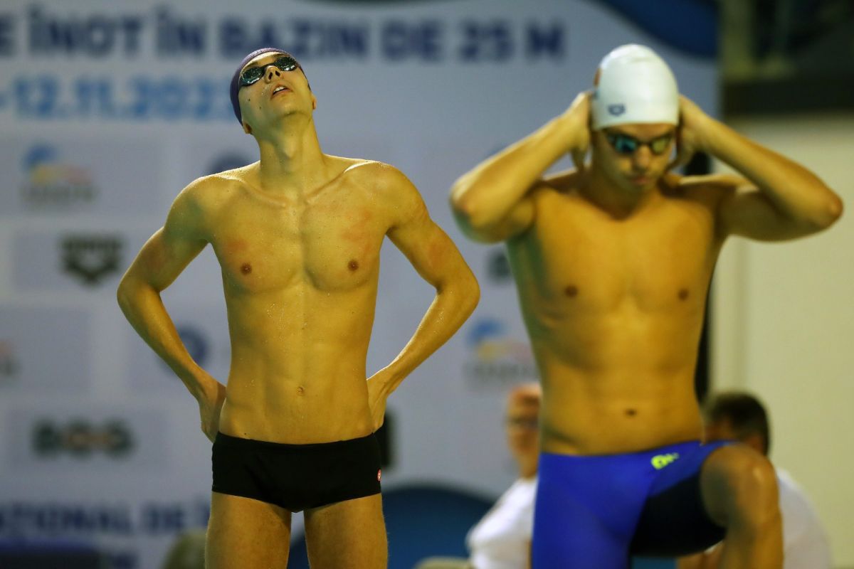 David Popovici, câștigător la Campionatului Național de înot în bazin scurt