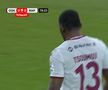 Juvhel Tsoumou, la un pas de gol la debutul la Rapid