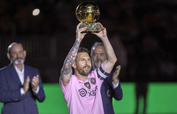 „Noapte de aur” » Lionel Messi le-a prezentat fanilor lui Inter Miami Balonul de Aur: „La anul vom lupta pentru titlu”
